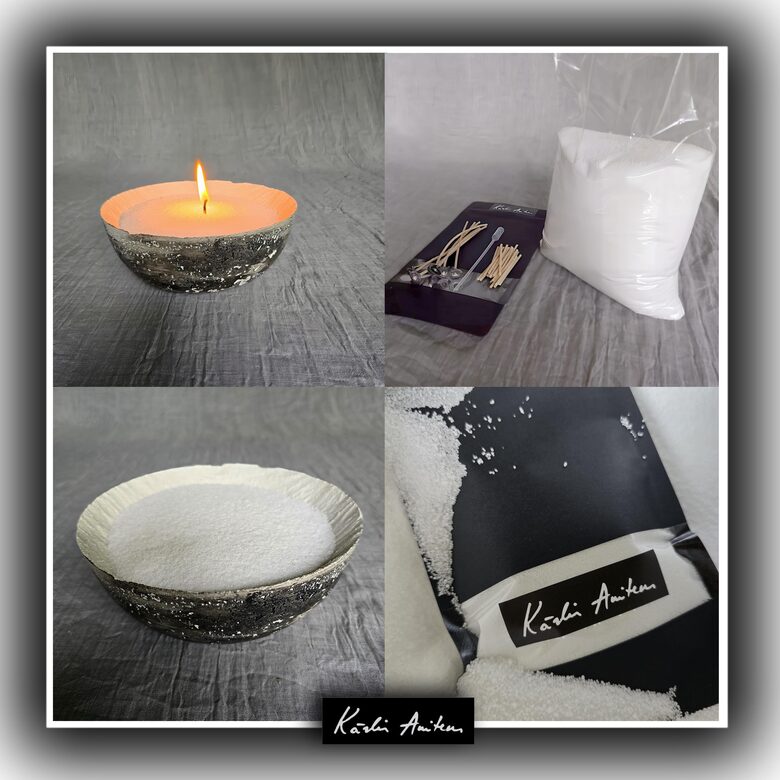 Dabīga beramā palmu vaska svece