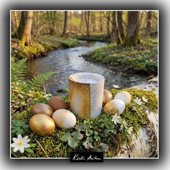 Svece no kolekcijas "Lai krāso daba!"