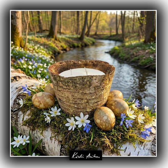 Svece no kolekcijas "Lai krāso daba!"