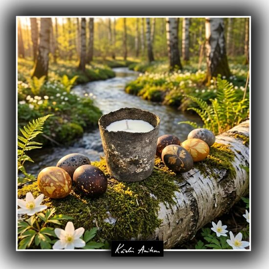 Svece no kolekcijas "Lai krāso daba!"