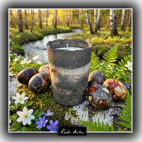 Svece no kolekcijas "Lai krāso daba!"