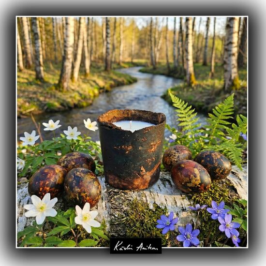 Svece no kolekcijas "Lai krāso daba!"