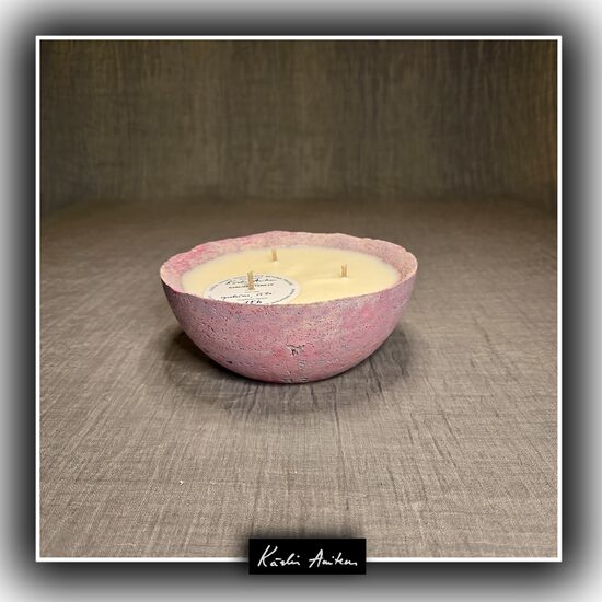 Svece no kolekcijas "Rozā pastelis"