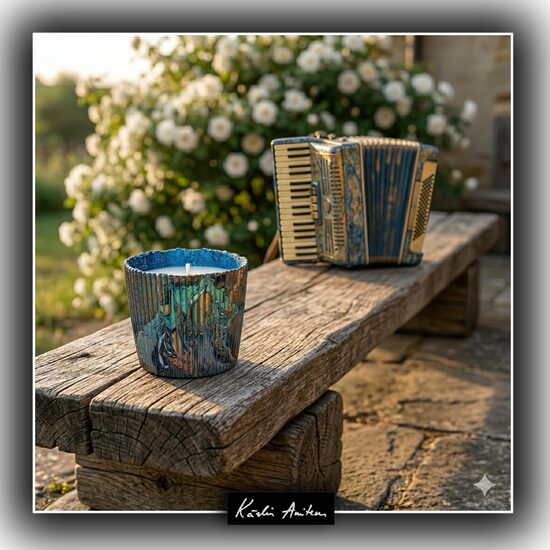 Āra svece no kolekcijas "Vecais akordeons"